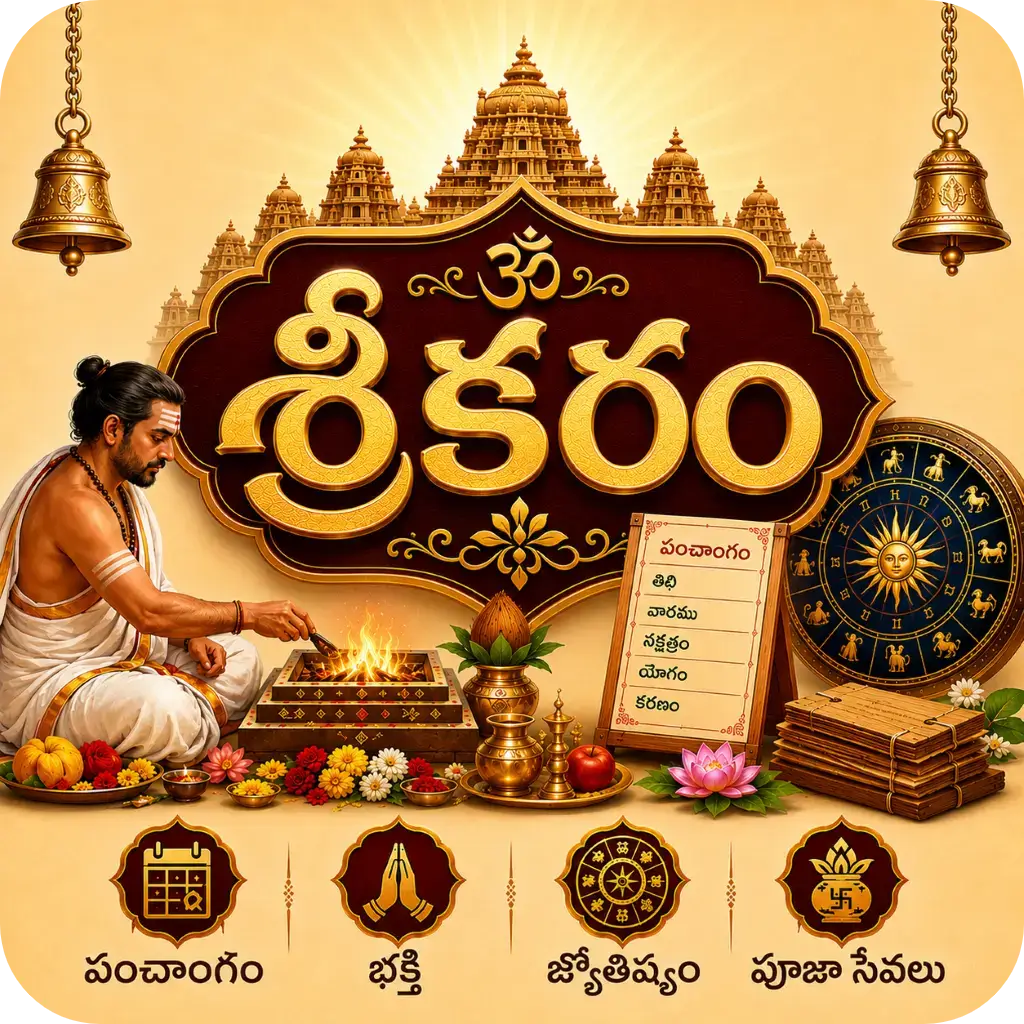 Srikaram Pooja logo